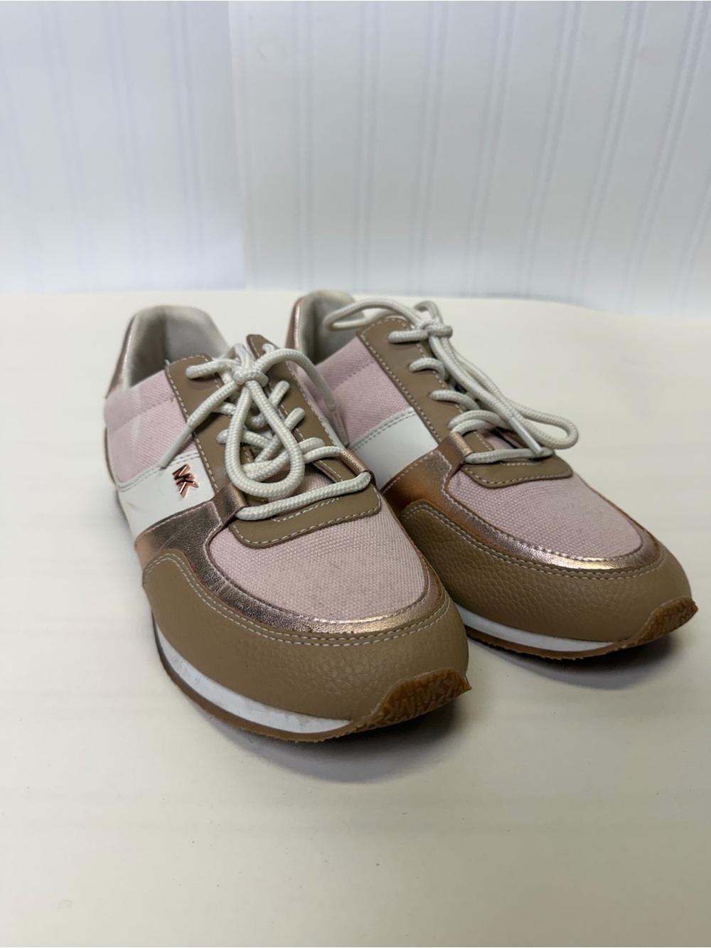 Michael Kors Rose Pink and Tan Women's Fashion Sneakers